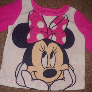 Disney Minnie Mouse Long Sleeve Pajama Shirt